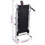 Mini Treadmill Folding 93 x 36 cm Black Image 8