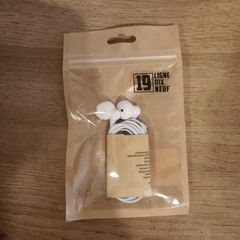 Mitec Wired White Earphones With Microphone Included