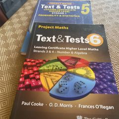 LC Maths books Text and Tests 5 and 6