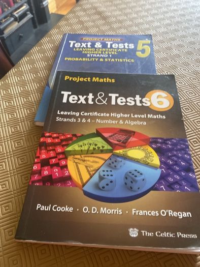 LC Maths books Text and Tests 5 and 6