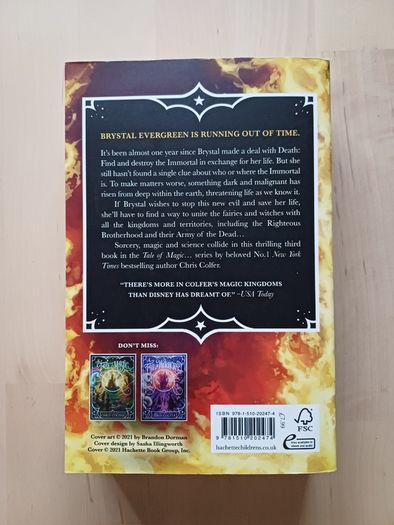 A Tale of Sorcery by Chris Colfer (Illustrated Fantasy Paperback 2021)