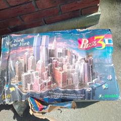 Wrebbit 3D Puzzle of Manhattan including Twin Towers