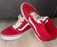 Moving Sales - Genuine Vans Sk8-Hi Red - Like new