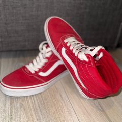Moving Sales - Genuine Vans Sk8-Hi Red - Like new