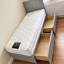 Single bed and mattress having headboard Image 3