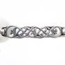 Vintage Sterling Silver Celtic Signed London Bangle 1967 Image 4