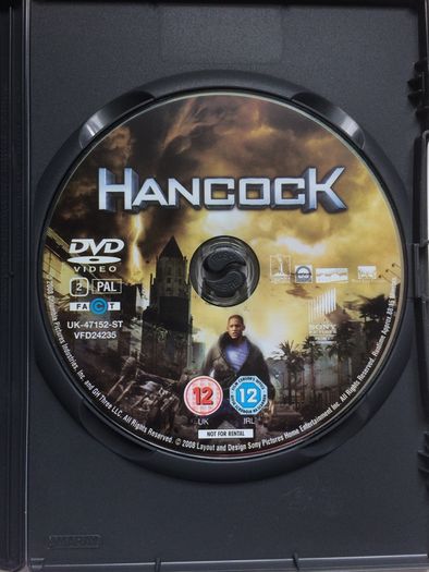 Hancock [2008] Will Smith, Charlize Theron & Jason Bateman [Movie DVD]