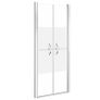Shower Door Half Frosted ESG 71x190 cm Image 2