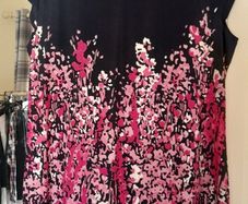 Navy And Pink Dress European 50 Size 16/18 Price Includes Postage