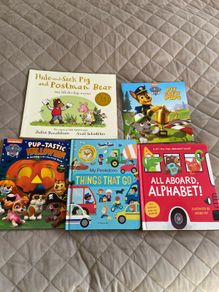 5 books paw patrol and other