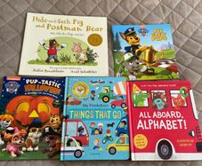 5 books paw patrol and other