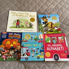 5 books paw patrol and other