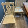 Solid dining table and 6 chairs Image 2