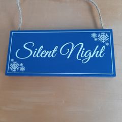 2026 'Silent Night' sign