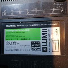 400/600W ballast