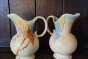 Art Deco pair of Crown Devon Jugs