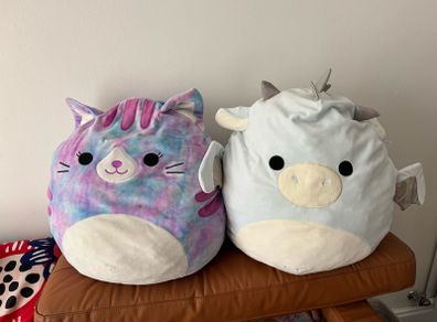 2 Squishmallows big size