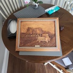 Kim Murray carved picture