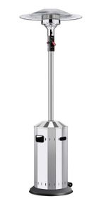 Elegance Gas  patio heater, gas radiant heater, heater with stepless regulation, Eco Plus burner, transport wheels, tip-over protection