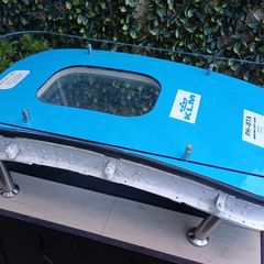 Genuine KLM Boeing 737-400 Overwing Emergency Exit Window Upcycled Aviation Coffee Table