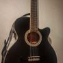 Richwood Hybrid Nylon Semi Electro Acoustic Guitar Image 4