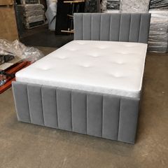 New Double & King Size Bed Frame With Drawers Storage
