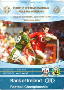 28th August 2005. GAA (Gaelic Football) Programme. Cork V Kerry@ Croke Park