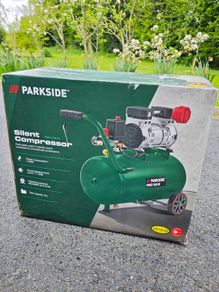 NEW Parkside Silent Air Compressor / 24L / 1,100W / 8 bar