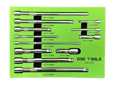 Dsd Tools 12pc Extension Bar Set