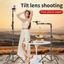 Tripod Stand Adjustable 70-Inch Carbon Steel with Telescopic Arm & Phone Holder - 20722 Image 4