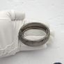 Rare Sterling Silver Chunky Chester Bangle, 1947 Image 7