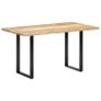 Dining Table 140x70x76 cm Solid Mango Wood Image 8