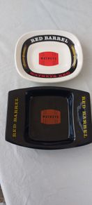 2 x vintage  advertising watneys red barrel ashtrays collectors items ,nice in any collectors collection,,sold as seen, see pictures for condition,