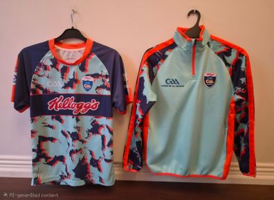Official Kelloggs GAA Cul Camps Bundle Half Zip Top and Jersey Size 4A - Type A