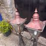 Pair of Kilbride Cast Iron & Copper Outdoor Lanterns Image 2