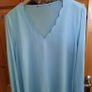 Sky Blue Summer Top , UK 18 , Perfect Condition Image 7