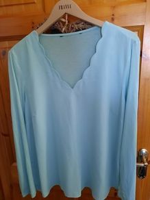 Sky Blue Summer Top , UK 18 , Perfect Condition