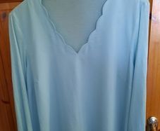 Sky Blue Summer Top , UK 18 , Perfect Condition