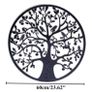 BRAND NEW Round Wall Hanging Decorations Diameter 60cm Art Home Hanging Ornament Iron Tree Wall Decor Image 2