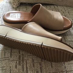 Leather Slip - On Sandals