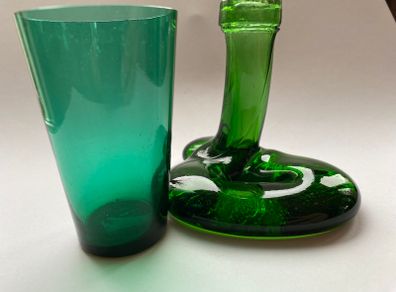 2 pieces of 1950's Irish glass