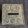 Vintage Silver Plated Cube Bank/ Money Box Image 2