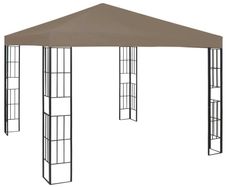 Gazebo 3x3 m Taupe