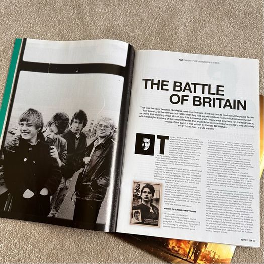 U2 Hot Press Magazines