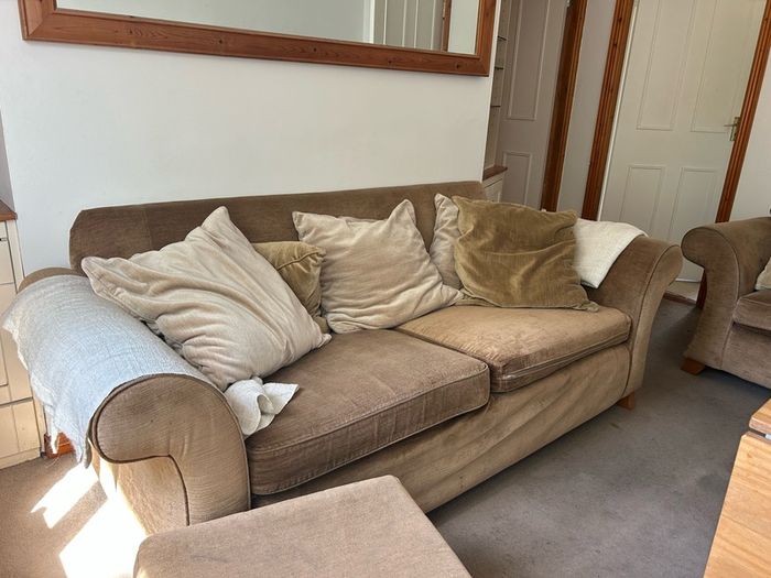 brown couch