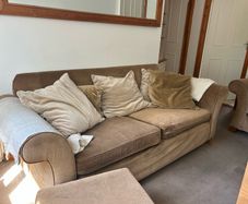 brown couch