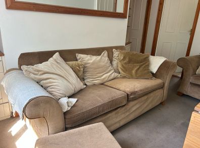 brown couch