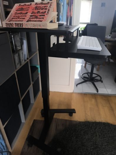 Desk and stool