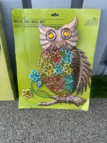 Owl Garden Wall Display - (NEW)