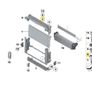 New Genuine Bmw F01 F06 F10 Radiator Upper Module Support Bushing 17117602064 Image 2